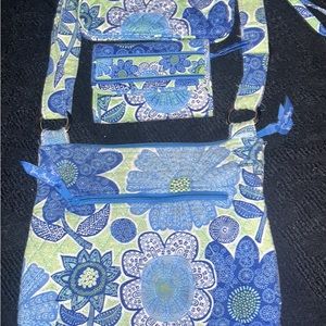 Vera Bradley Doodle Daisy 3Pc SET